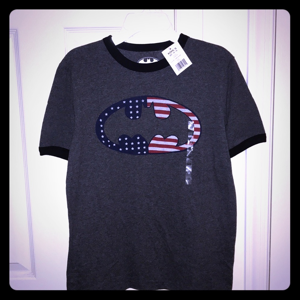 NWT! Boys Short Sleeve Batman Shirt.
